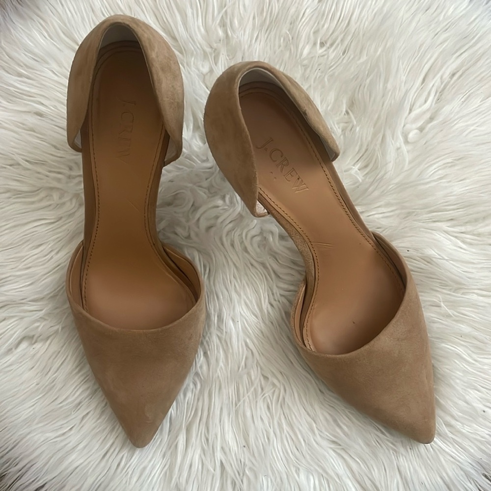 J. Crew Suede d'Orsay pumps Sz 8.5